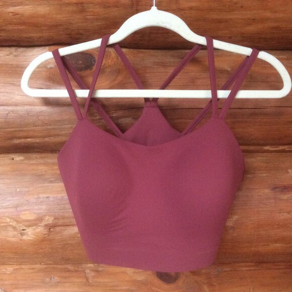 Soma Vermillion-Brick Crisscross Wireless Activewear Sport Longline Yoga Bra XL - Picture 1 of 3